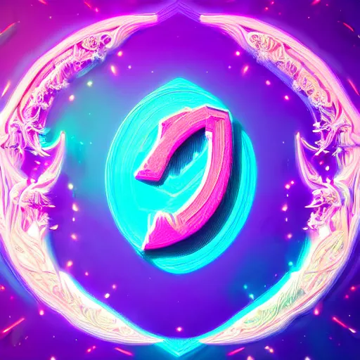 Image similar to a and w vaporwave logo, digital art, cosmic, 3 d high definition, trending on art station, photorealistic, high resolution, 8 k, octane, hyper detailed, insane details, intricate, elite, ornate, elegant trend, highly detailed and intricate, sharp focus, photography, unreal engine