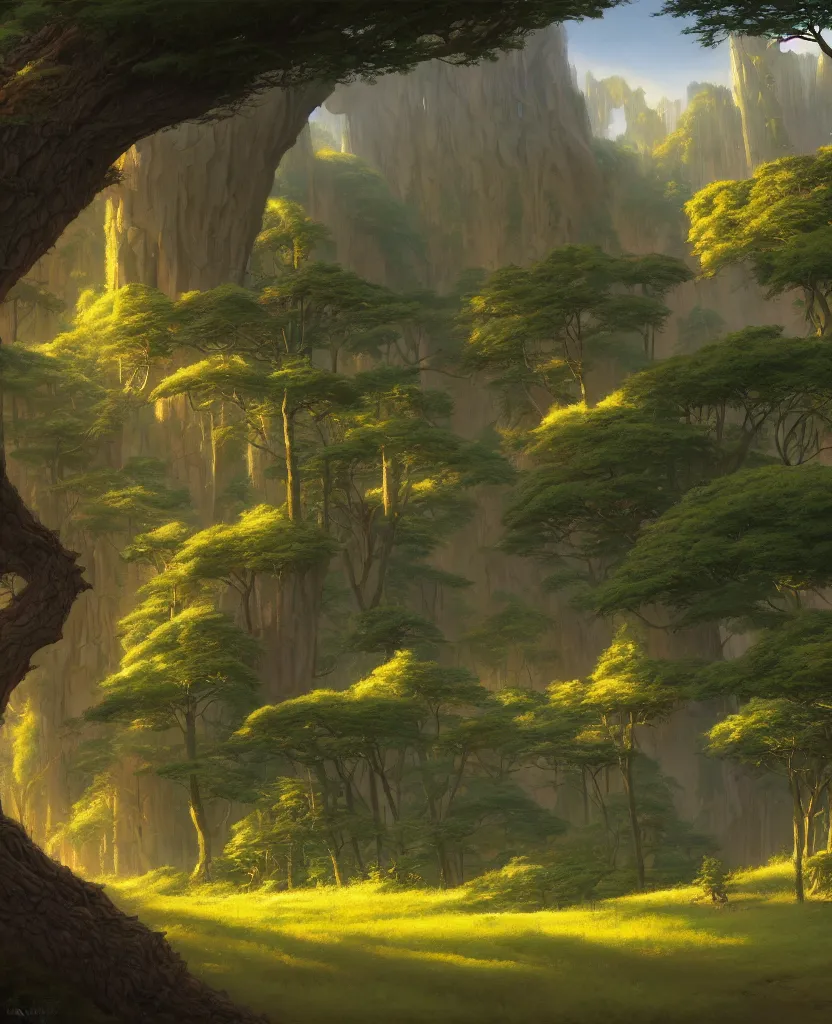 Image similar to reclaimed by nature by ralph mcquarrie, wallpaper, highly detailed, trending on artstation.