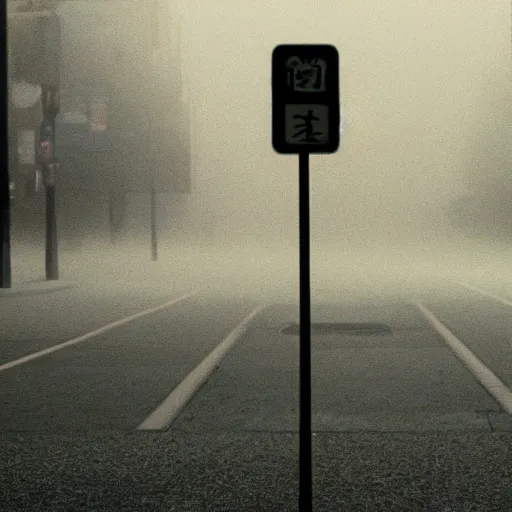 Image similar to close - up of a lonely duck under a street light, fog, still from a movie by bong joon - ho