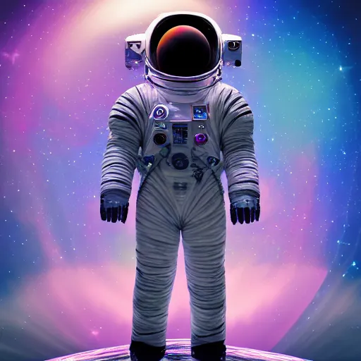 Spaceman walking on clouds - DvxArt - Digital Art, Science & Technology,  Space - ArtPal