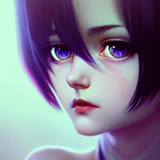 Prompt: film still cute morbid girl short silky hair velvet film occlusion shadow specular reflection rim light unreal engine artstation pinterest art by reivaille range murata and ilya kuvshinov intricate highly detailed 8 k art deco illustration realistic highdef ornate baroque roccoco extremely beautiful shape of face neck shoulders eyes glass