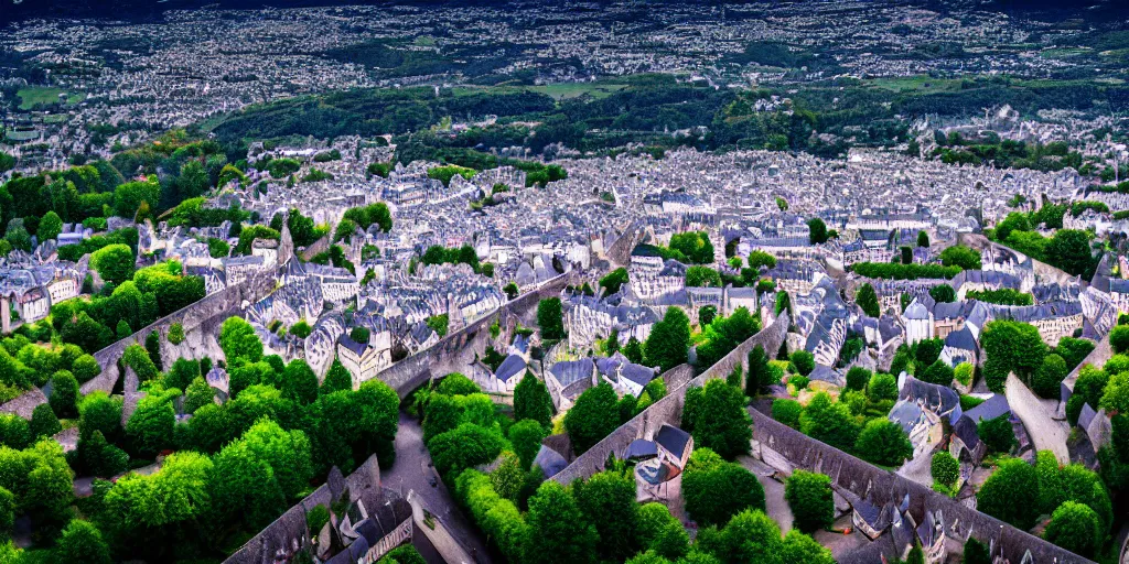 Image similar to an amazing award winning landscape photo of Rennes-le-Chateau, very detailed and sharp, 4k hdr, cinematic masterpiece