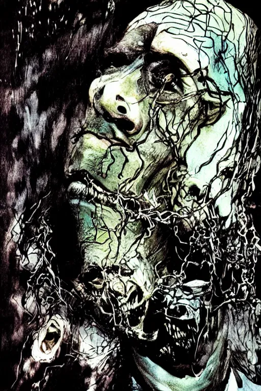 Image similar to frankenstein by ralph steadman