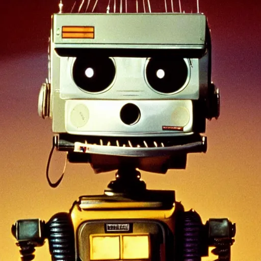 Lot # 323 : SHORT CIRCUIT (1986) - Full-Size Light-Up Johnny 5 Robot