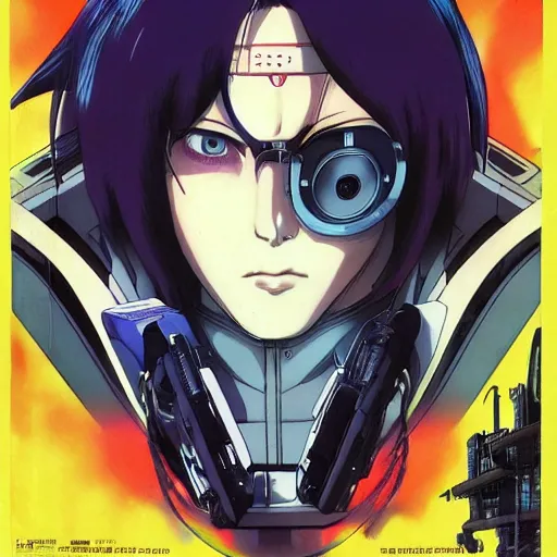 Image similar to Ghost in the Shell, GitS, perfect face, Motoko Kusanagi, film, adaptation, style anime, by Masamune Shirow