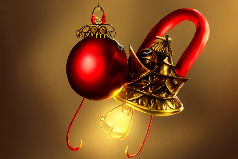 Image similar to a detailed concept art of a jingle bell, trending on artstation, digital art, 4 k, scandinavian