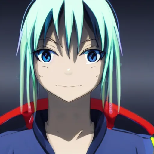 a portrait of rimuru tempest from tensei shitara slime, Stable Diffusion