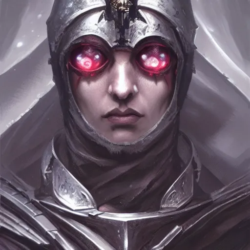 Prompt: gothic byzantine monk, cyborg, dark fantasy, warhammer 4 0 k, portrait, highly detailed, digital painting, trending on artstation, concept art, sharp focus, illustration, art by artgerm and greg rutkowski and magali villeneuve