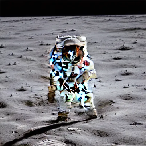 Prompt: !dream an astronaut riding a crocodile on the moon