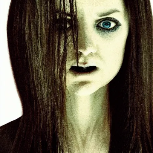 Prompt: Samara Morgan from the ring. The Ring; Rings; The Ring Two; Rings (2017 film)