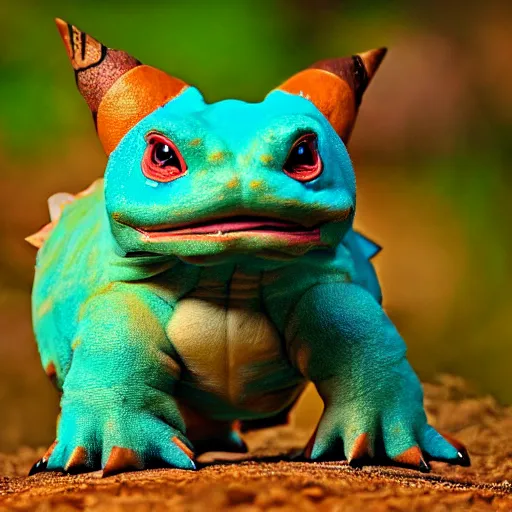 Image similar to national geographic photo of venusaur, pokemon in the wild, intricate, portrait, 8 k highly professionally detailed, hdr, award winning