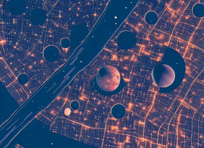 Image similar to space photograph of a city, looks like the portrait of a young woman between the ages of 2 0 - 2 5 years, fine art, sharp focus, good lighting, trending on artstation, trending on tiktok, smooth drawing, elegant, authoritative, without anomalies.