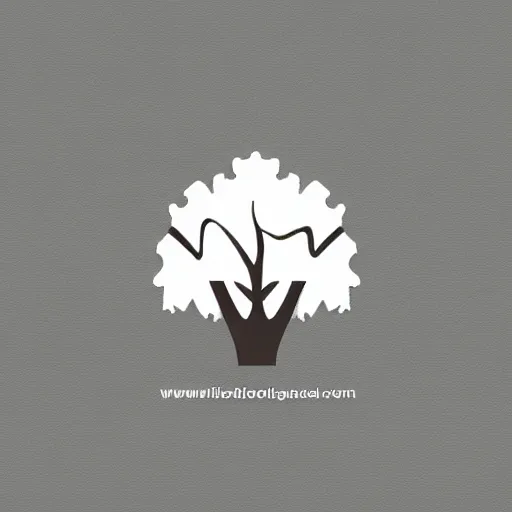 Prompt: elegant modern logo of a tree