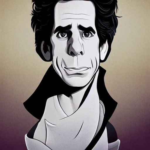 Prompt: ben stiller as a disney character, symmetrical, highly detailed, high resolution, trending on artstation