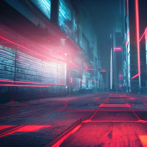 Image similar to photo of death walking in a futuristic city in a dystopian future made of electronic components and looks like a giant pcb board. Very detailed 8k. Unreal engine 5 render with nanite, global illumination and path tracing. Cinematic post processing. Emphasize on the colors black and red.