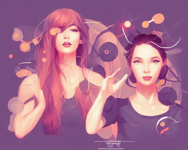 Image similar to the joy of life, a simple vector based illustration, by ross tran, artgerm