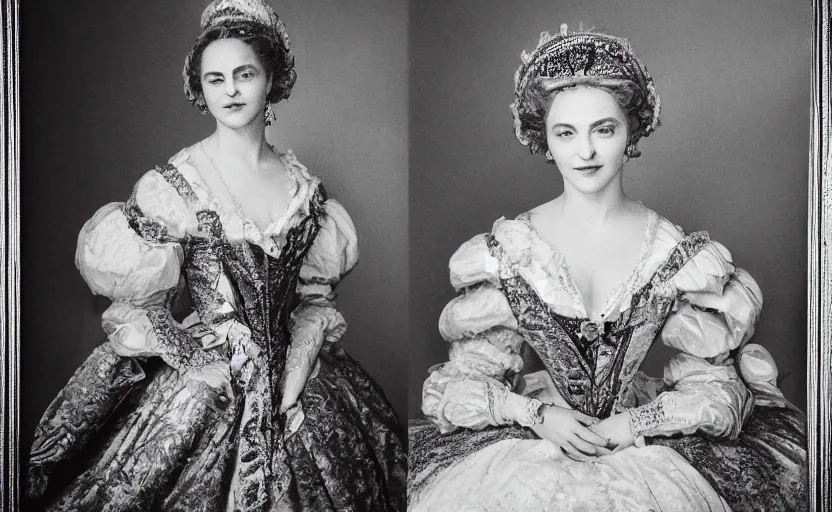 Image similar to portrait of madonna as a royal lady of victorian era, ultra realistic, canon 3 5 mm photography