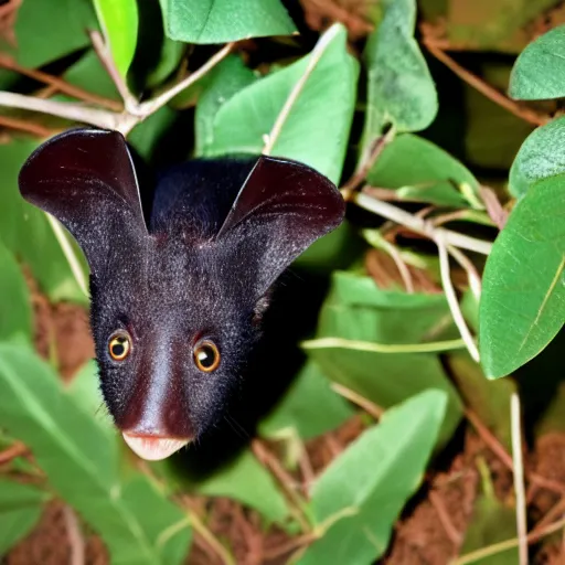 Image similar to most adorable fruit bat, award-winning photograph, 4k, 8k