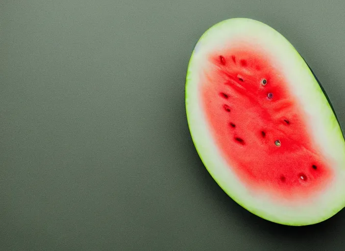 Prompt: photo still of a watermelon with human eyes and mouth, 8 k, studio lighting bright ambient lighting key light, 8 5 mm f 1. 8