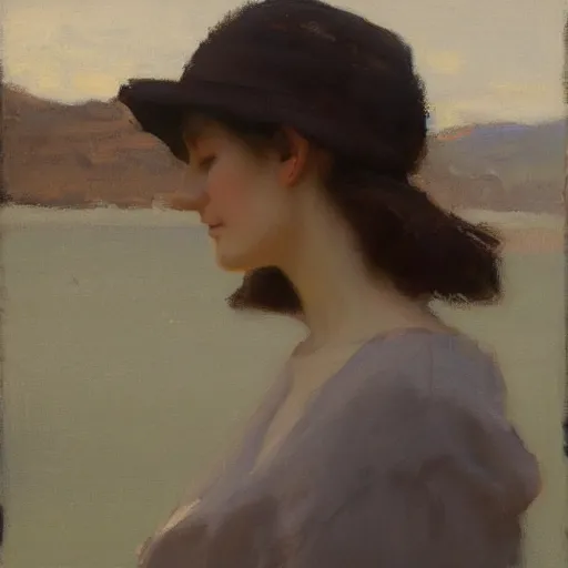 Image similar to a painting in the style of jeremy lipkin.