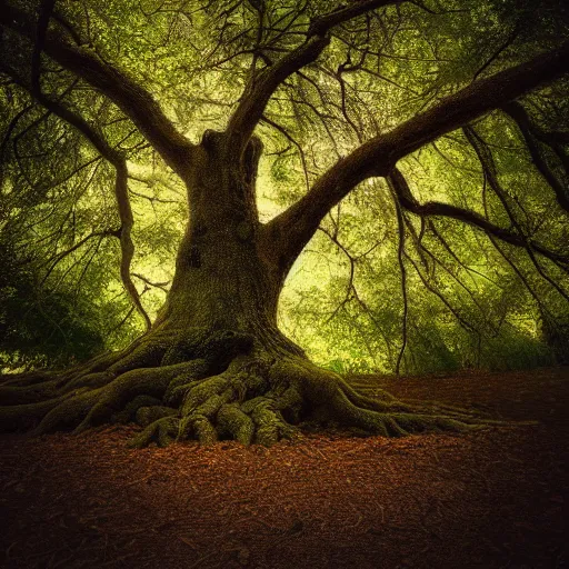 Image similar to a fine art photography of a tree