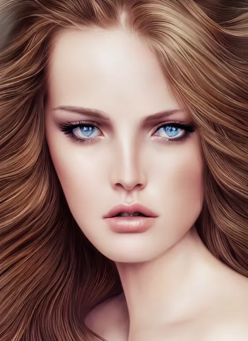 Prompt: gorgeous female photo, professionally retouched, soft lighting, realistic, smooth face, full body shot, torso, perfect eyes, intriguing look, enticing, romantic, agitated appearance, untidy, playful, sharp focus on eyes, 8 k, high definition, insanely detailed, intricate, elegant, art by artgerm and j scott campbell