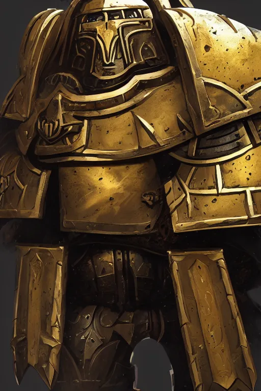 Image similar to armor portrait heros warhammer 4 0 k horus heresy fanart - the primarchs emperor by johannes helgeson animated with vfx concept artist & illustrator global illumination ray tracing hdr fanart arstation zbrush central hardmesh 8 k octane renderer comics stylized