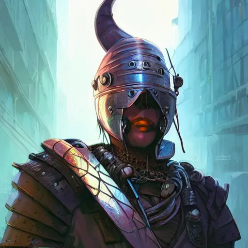 Image similar to cyberpunk viking helmet mask warrior goddess robot ninja fantasy, art gta 5 cover, official fanart behance hd artstation by jesper ejsing, by rhads, makoto shinkai and lois van baarle, ilya kuvshinov, ossdraws