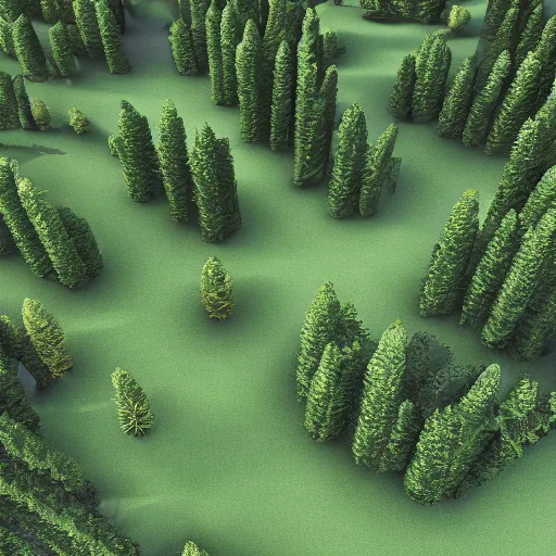 Prompt: a forest in the middle of a city, hyper realistic, 3d