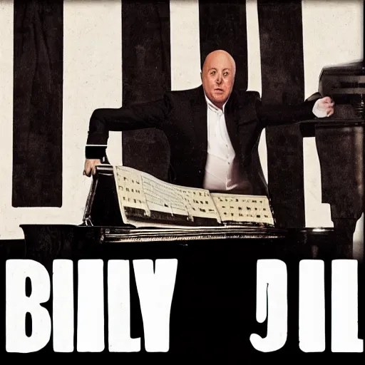 Image similar to screenshot of new Billy Joel Album Cover