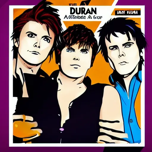 Prompt: duran duran the animated series