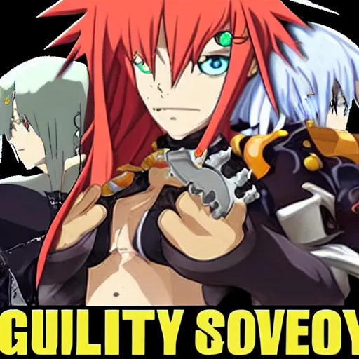 Image similar to guilty gear strive ino megalomania