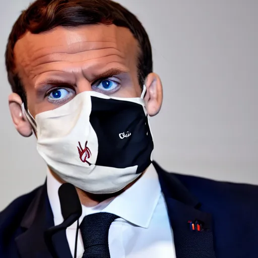 Image similar to emmanuel macron as conor mcgregor, photographic