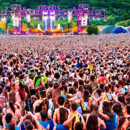 Prompt: it is one of the biggest summer music festivals.