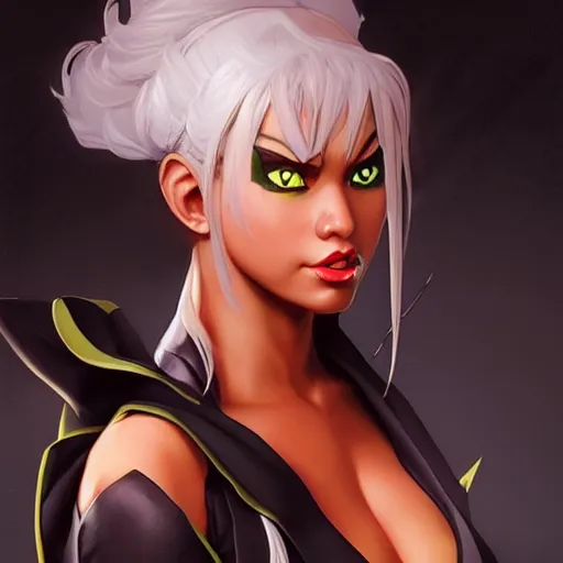 Prompt: black cat as a street fighter character, cg animation, capcom, realistic, character select portrait, by artgerm, greg rutkowski, alphonse mucha, 3 d