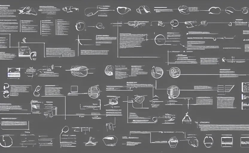 Image similar to knolling of design elements of tesla