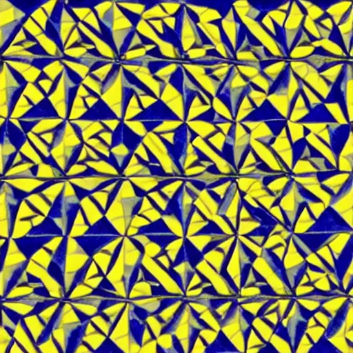 Prompt: a Penrose tiling of the plane