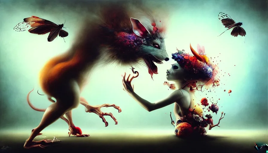 Image similar to the two complementary forces that make up all aspects and phenomena of life, by ryohei hase
