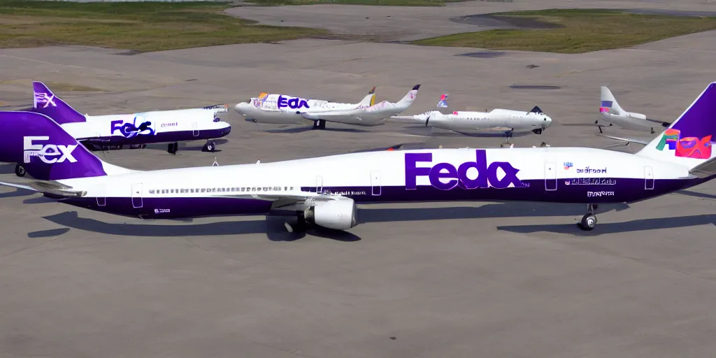 Image similar to fedex memphis airplane group,