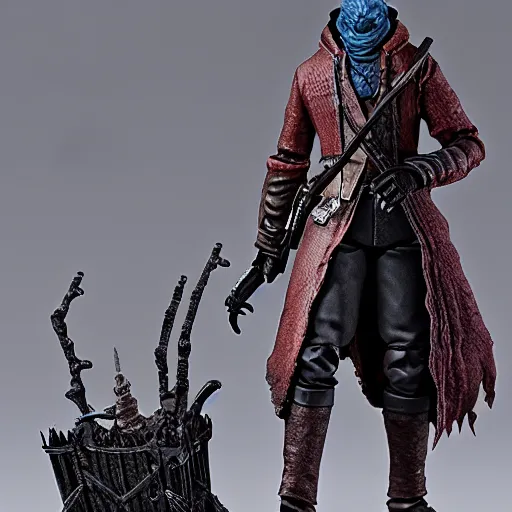 Prompt: bloodborne action figures