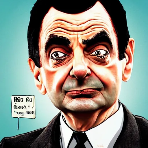 Image similar to “Mr Bean in GTA V, cover art by Stephen Bliss, Boxart, loadscreen”