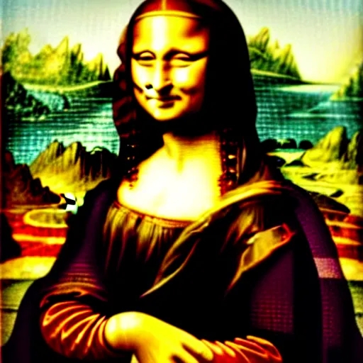 Prompt: Mona Lisa as a Black woman, in the style of renaissance Leonardo Da Vinci