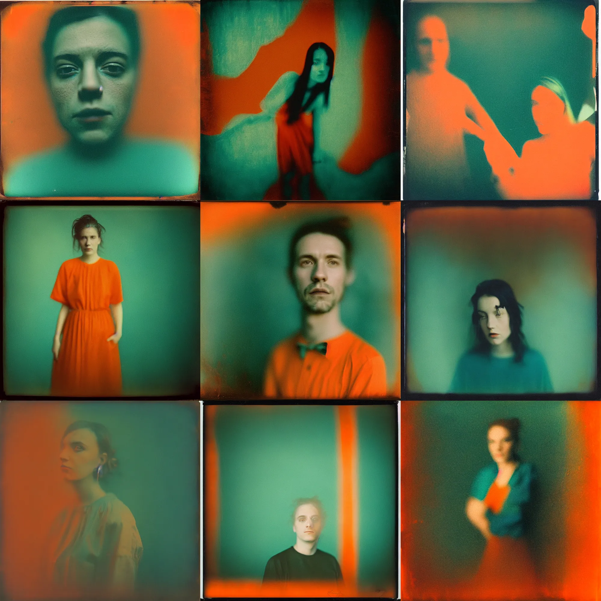 Image similar to kodak portra 4 0 0, wetplate, motion blur, portrait photo of a backdrop, coloured in teal and orange, by britt marling