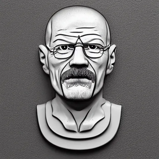 Image similar to walter white door knocker, product photo