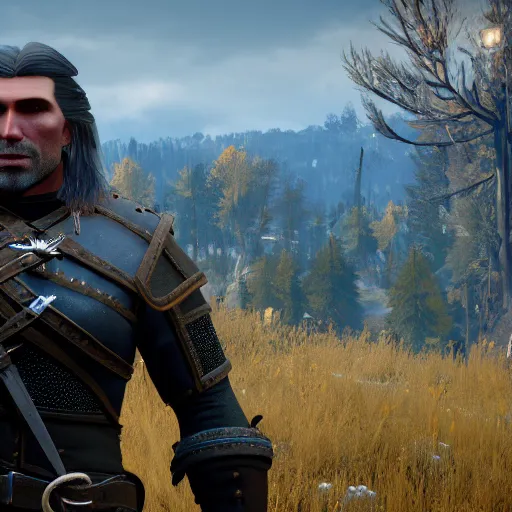 Prompt: anson mount as gerlat in the witcher 3