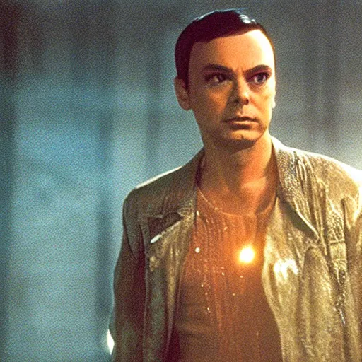 Image similar to Sheldon in Blade Runner