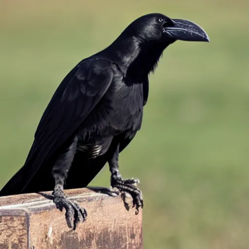 Prompt: a photo of a crow wearing a blonde wig.