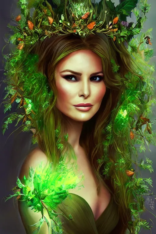 portrait of a beautiful young melania trump as | Stable Diffusion | OpenArt