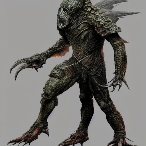 Image similar to elden ring, dark souls, humanoid turtle monster, photorealistic, grimdark, gruesome, full height, front and side view