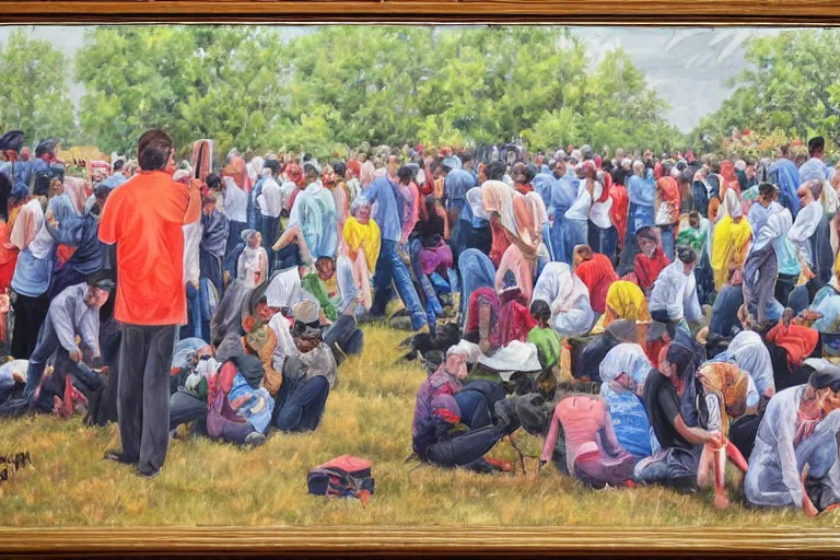 Image similar to painting of Missing 411 person